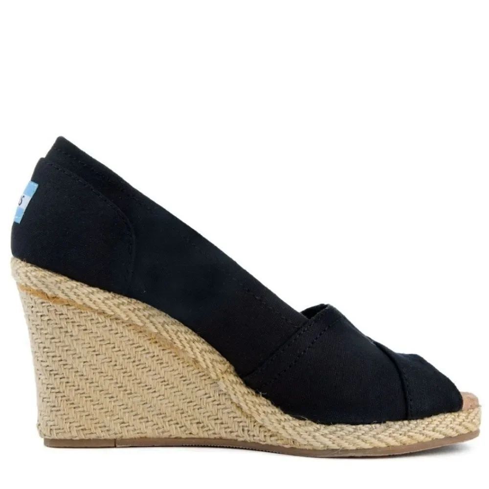 TOMS CLASSIC CANVAS WEDGE SANDAL - Picture 6 of 16